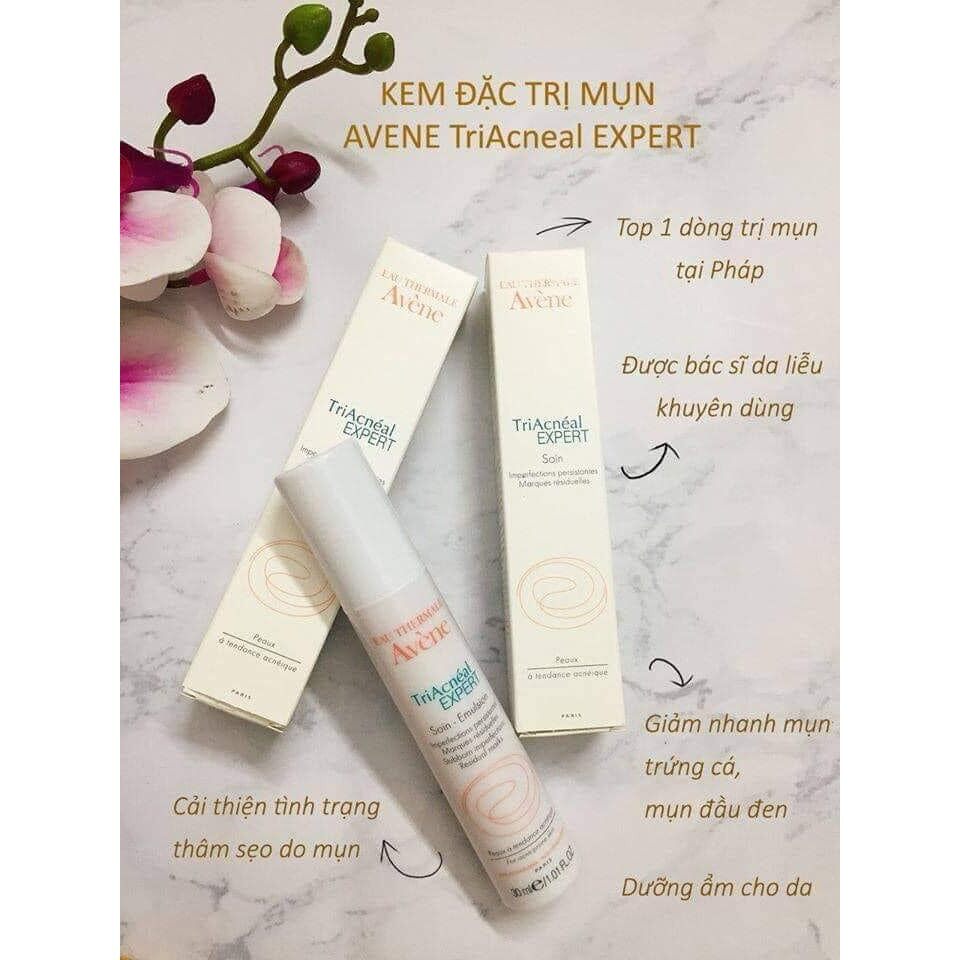 Bill Pháp - Kem Avene TriAcnéal Expert 30ml hàng nội địa