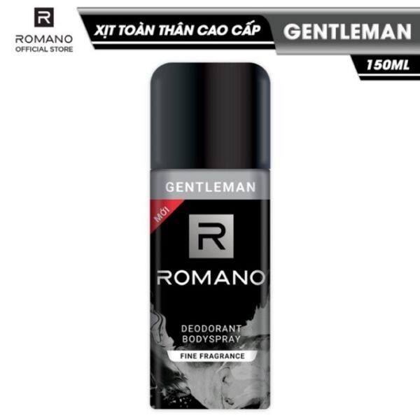 Xịt Ngăn Mùi Toàn Thân Romano Gentleman 150ml - Rogentleman