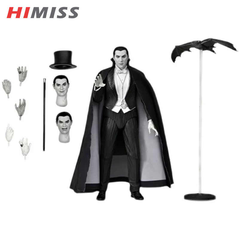 HIMISS Toy RC 7-Inch Neca Phổ Ma Cà Rồng Dracula Mô hình nhân vật phim hoạt hình hoạt hình hình dạng búp bê Cho Người hâm mộ Bộ Sưu Tập