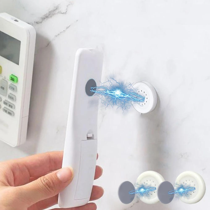 2/4/8 cái móc nam châm gắn tường chống mất lưu trữ chủ cho điều khiển từ xa Nhãn dán tủ lạnh đồ sắp xếp gia dụng móc