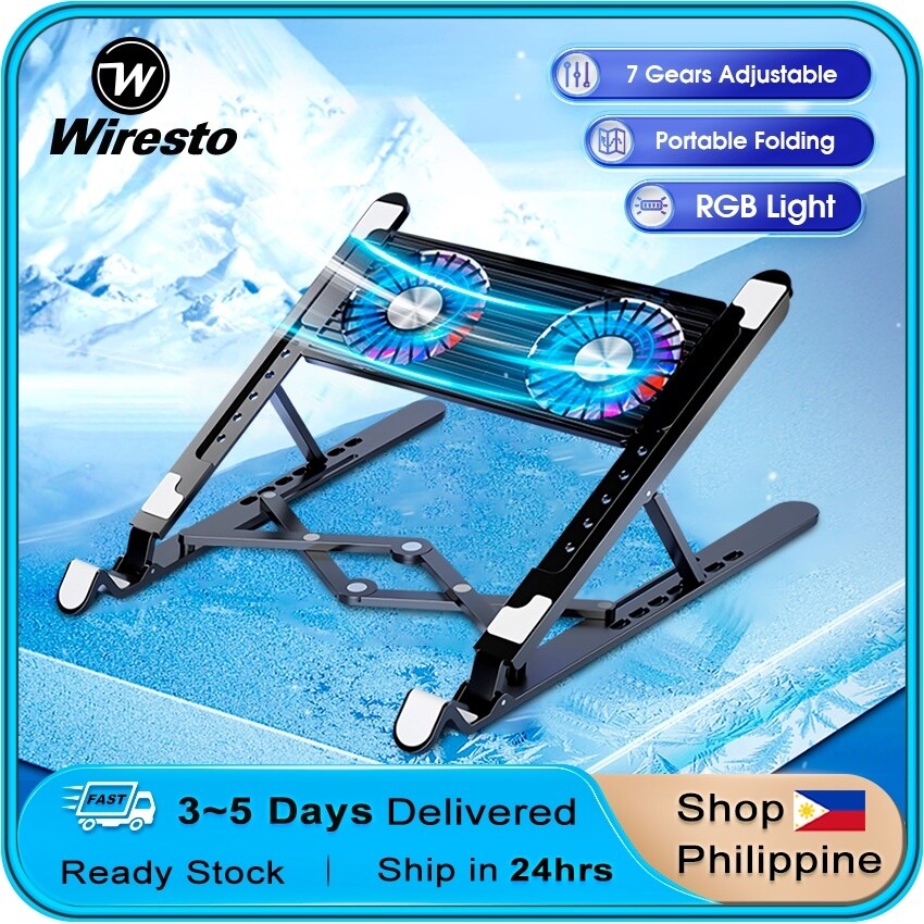 laptop stand laptop accessories laptop stand holder Wiresto Laptop Stand with Cooling Fan Laptop Holder Adjustable Laptop Stander Alloy Cooling Pad
