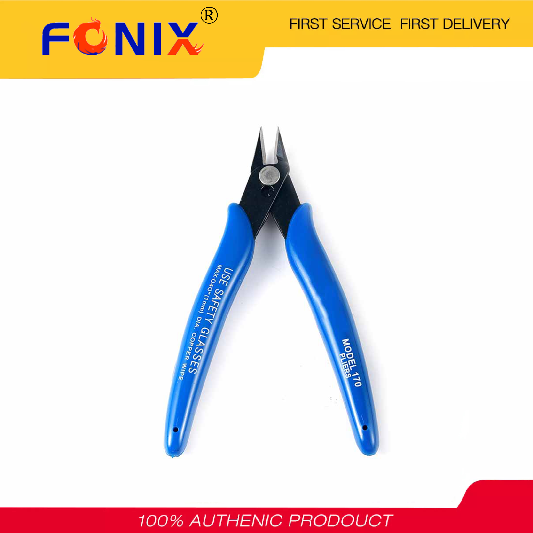 [Hàng Sẵn Có] FONIX Thép Kìm Kìm, Dây Cáp Dây Điện Cắt, Nhà Đa Chức Năng Dụng Cụ Cầm Tay Dây Cáp Dây Điện Kìm Cắt Phẳng Tuôn Ra Thép Không Gỉ Kìm Nipper