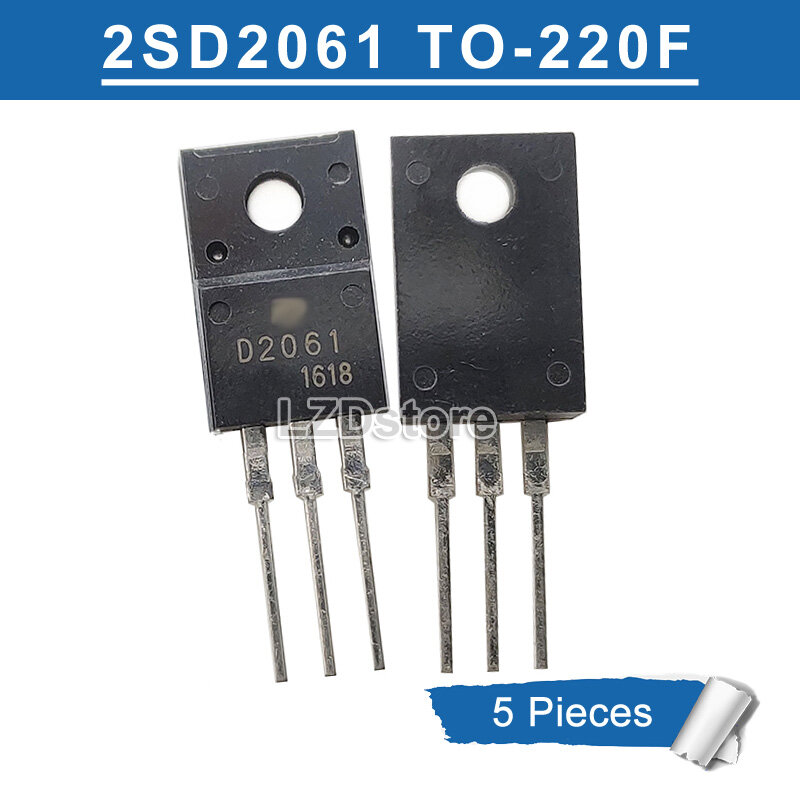 5pcs 2sd2061 to220f d2061 to-220f 3a/80v npn medium điện transistor, mới ban đầu