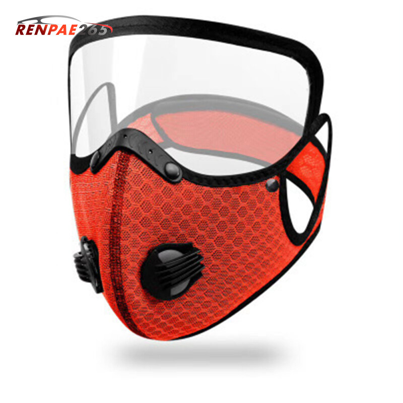 Men Women Protective Cycling Face Goggles Veil Outdoor Anti-fog Dust