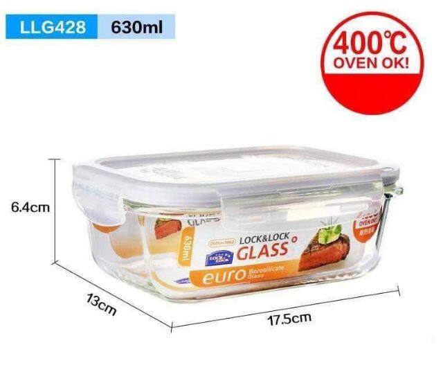 Thố thủy tinh lock & lock 730ml