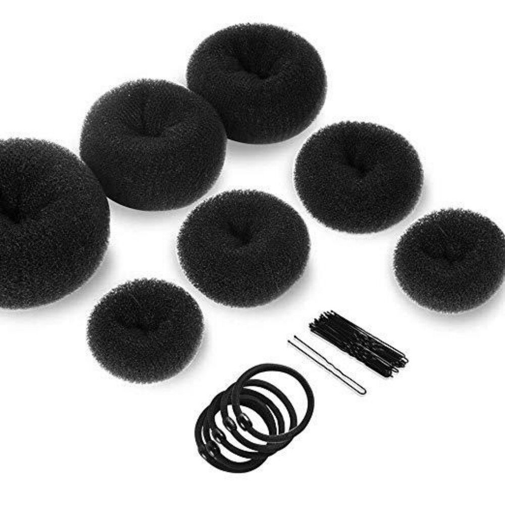 7pcs 5pcs 10pcs Set Style With Elastic Pins Donut Hair Maker