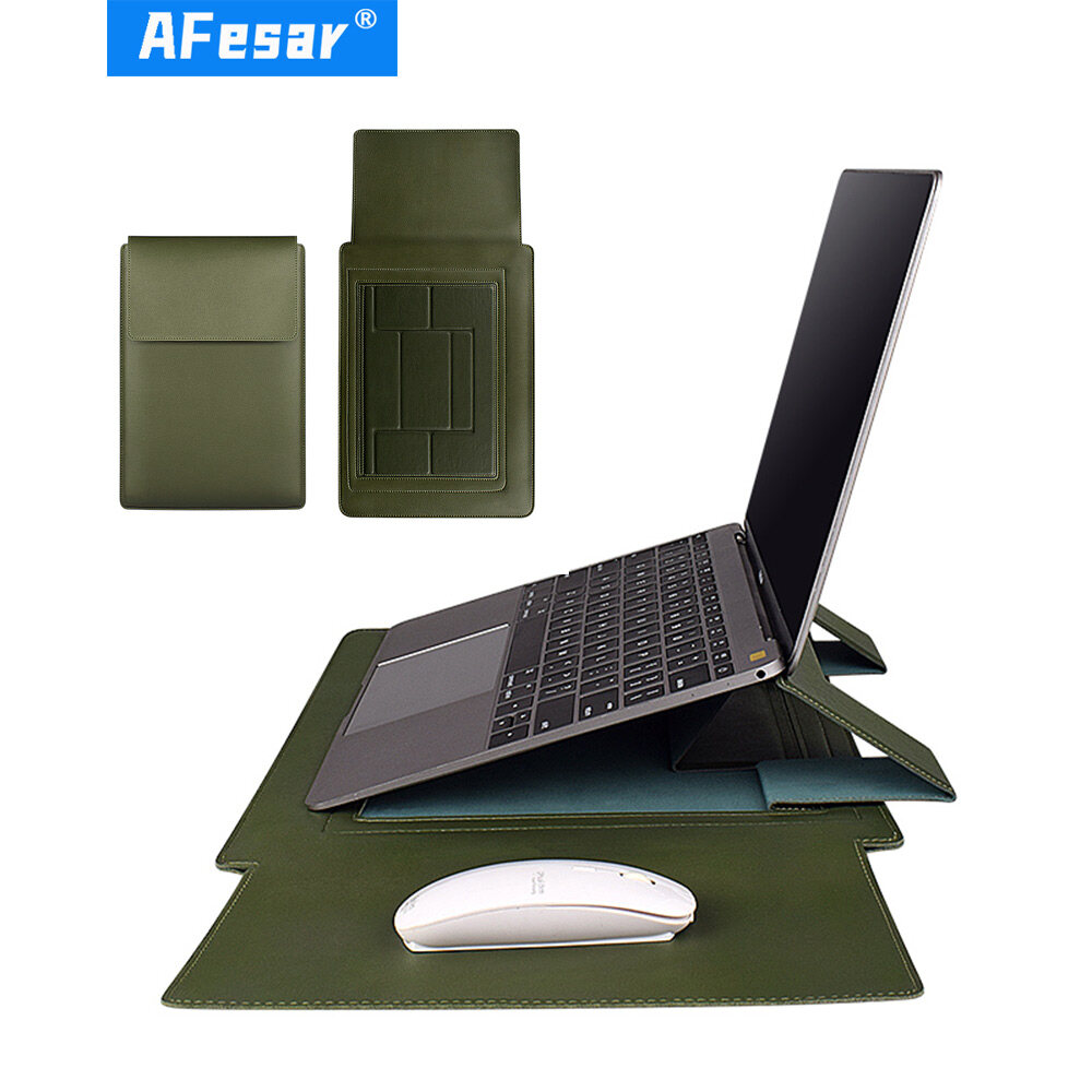 Túi Đựng Máy Tính Xách Tay Đa Chức Năng Bao Da PU Túi Đựng Máy Tính Xách Tay Cho Macbook Air Pro 13 15 Túi Đựng Máy Tính Xách Tay Cho Huawei Lenovo Xiaomi Macbook Air 11 12 13.3 15.4 Inch