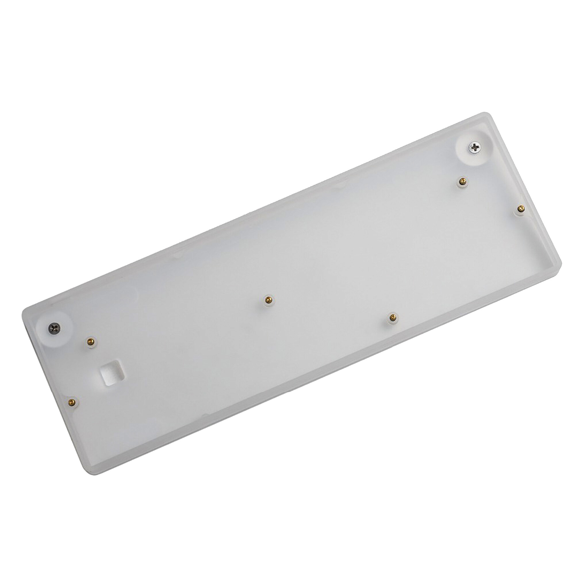 Ymdk ốp acrylic 60%, 61 64 ansi iso gk61 gk64 qmk qua pcb underglow tấm alu cnc, cho năm 60% bàn phím cơ minila gh60 gk61x gk64x