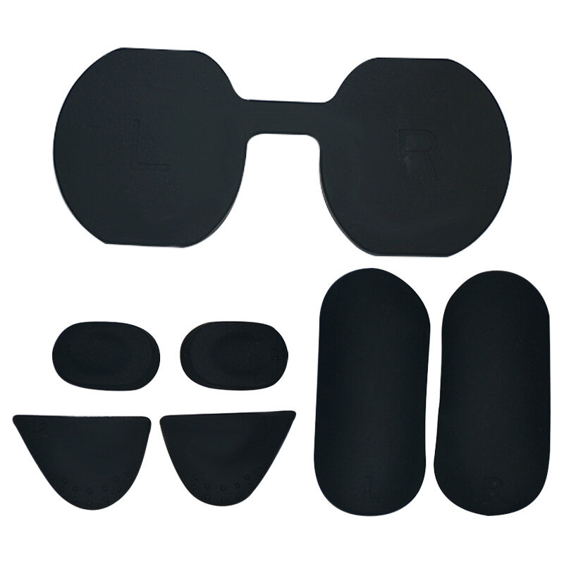 2 in1 Set For PSVR2 Lens Silicone Protective Cover For PS5 VR2 Game Handle Dustproof Anti-Scratch and Anti-Slip Protection Sticker