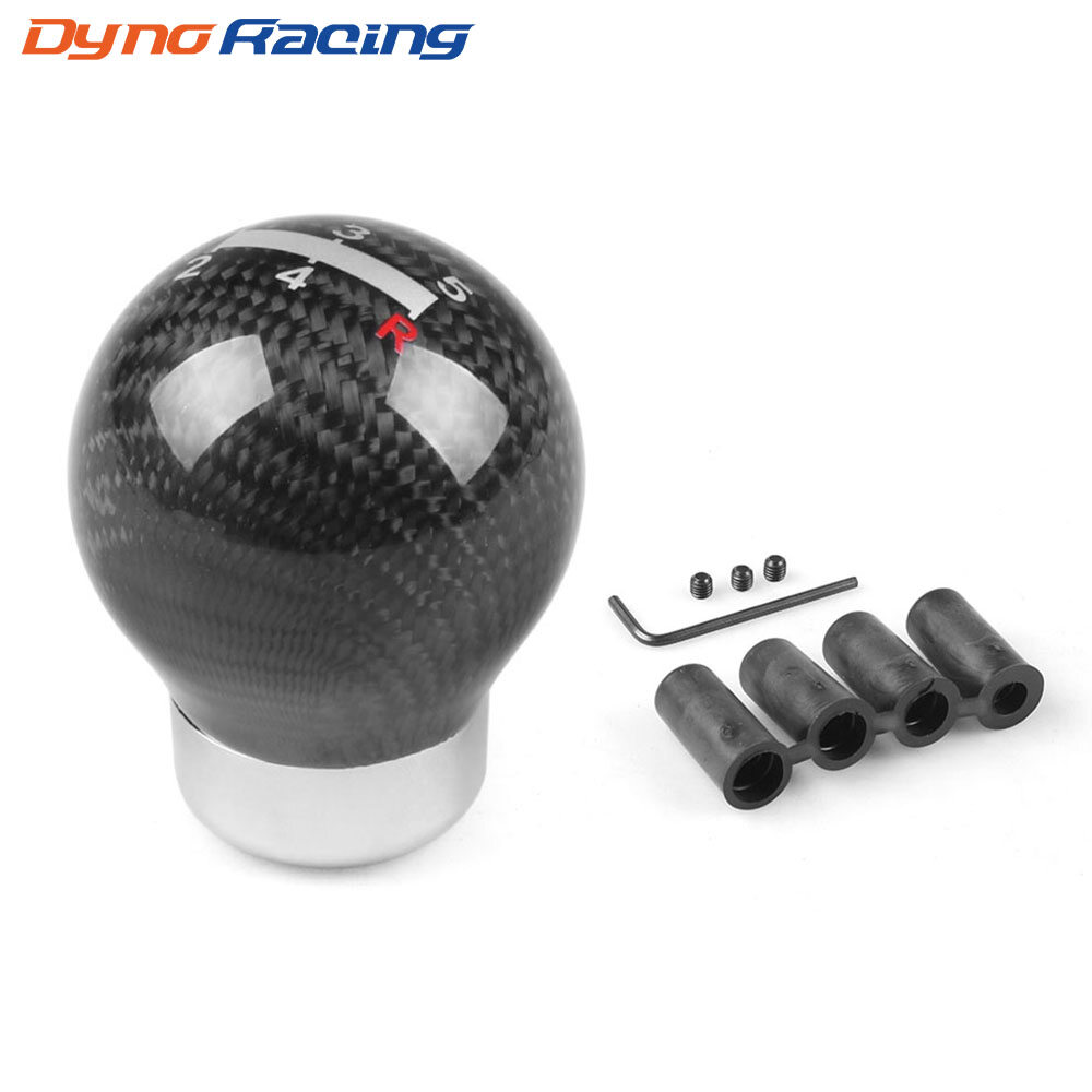 Tay nắm cần số 5 tốc độ bằng sợi carbon thật, cần số tay