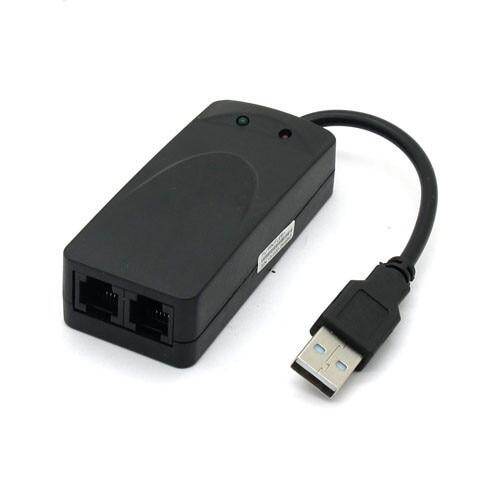 Modem fax usb ngoài 56k dữ liệu v9.0 2 cổng cho điện thoại ethernet