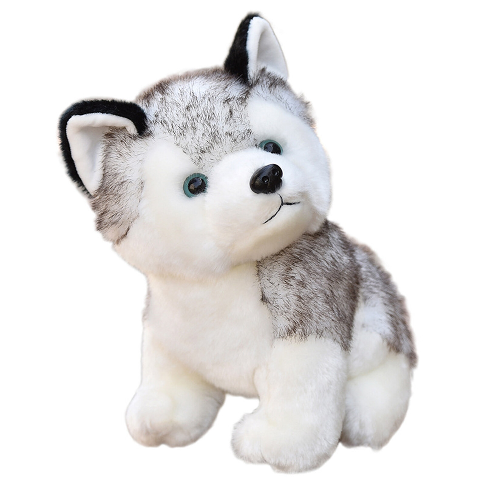 stuffed husky dog toy