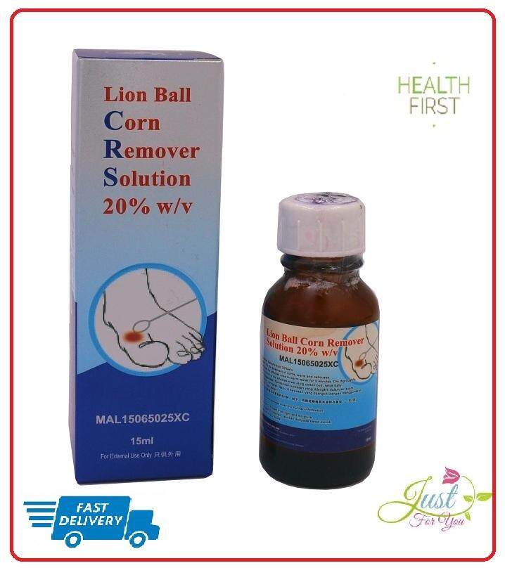 Lion Ball Corn Remover Solution 20 w/v (Warts, Corns & Calluses) 15 ml