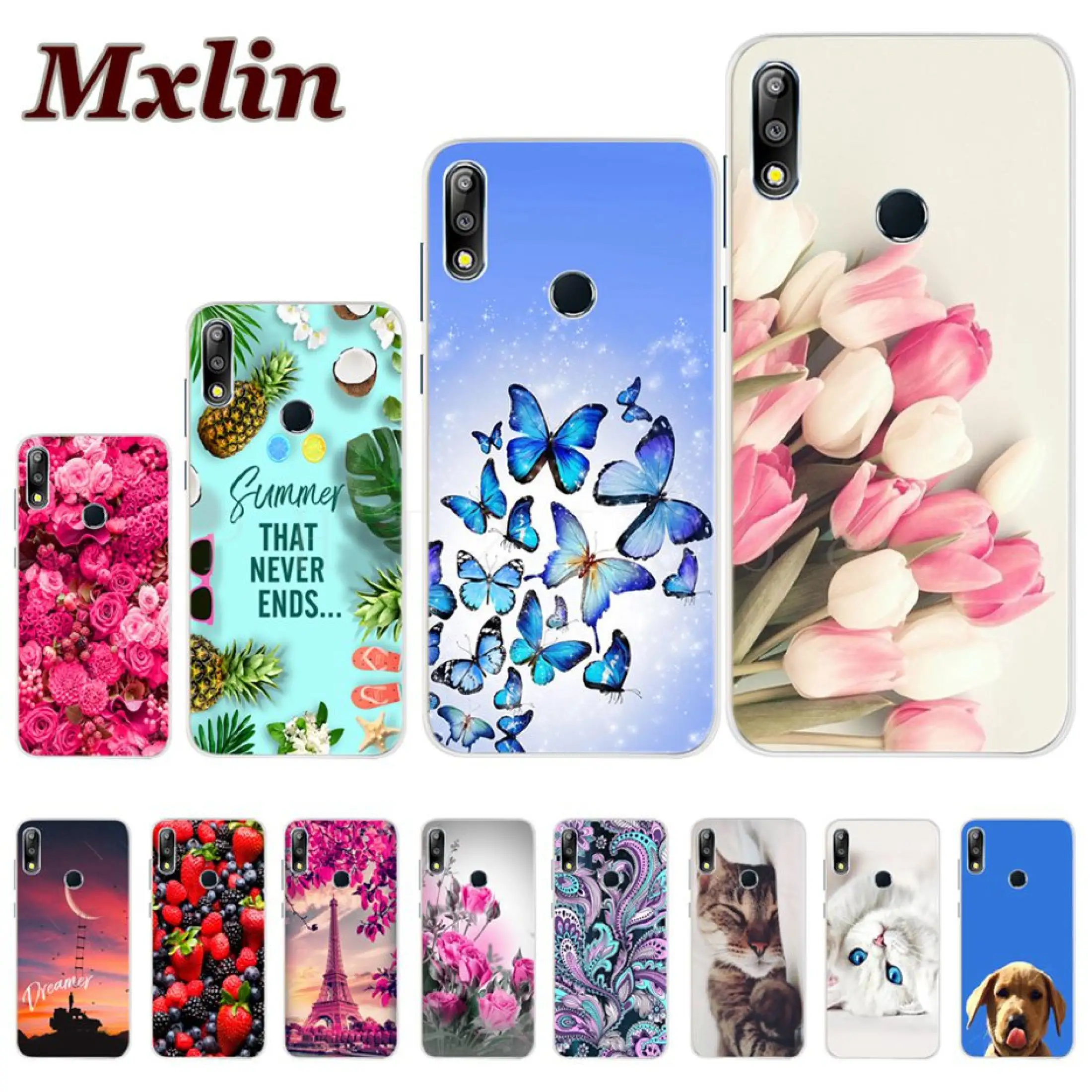 Casing Ponsel Asus Zenfone Max Pro Penutup Penuh Untuk Asus Zenfone Max Pro M2 Zb631kl X01bda Indah Dicat Lembut Fleksibel 6 26 Inci Lazada Indonesia