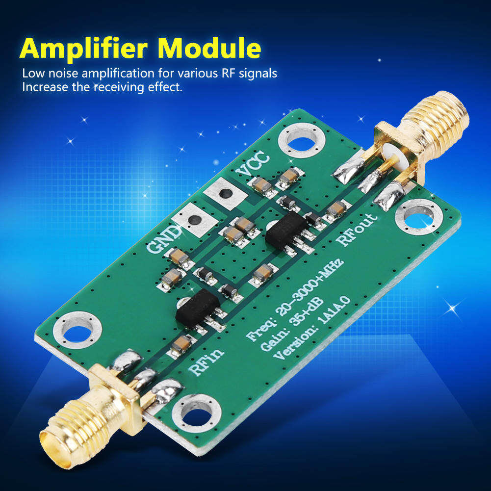 Mô-đun Vô Tuyến Khuếch Đại RF Độ Ồn Thấp 35dB Tăng 20-3000 MHz Dành Cho Bluetooth / WiFi / GPS