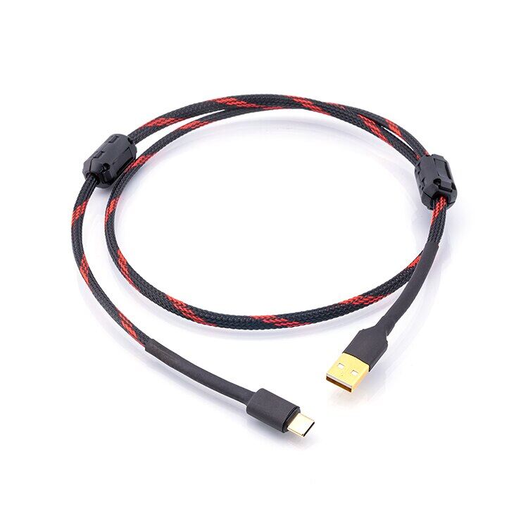 Cáp lightning hifi usb type c mạ bạc cáp dữ liệu âm thanh usb a đến c 5n dac pc di động