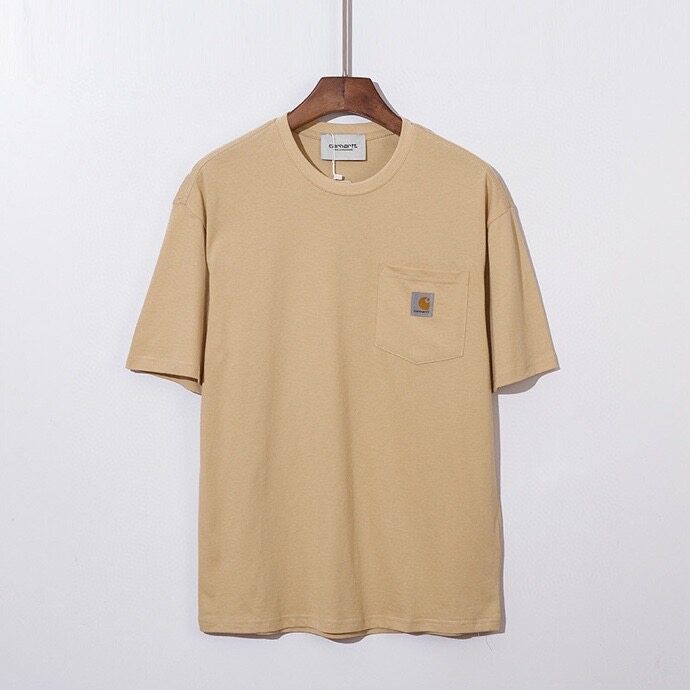 Carhartt, Áo Thun K87 WIP Áo Thun Trơn Có Túi Bên Hông Áo Nam Hip Hop