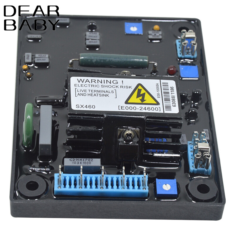 Bộ điều chỉnh điện áp avr sx460 tự động màu đen chất lượng cao cho bộ điều chỉnh điện áp máy phát điện