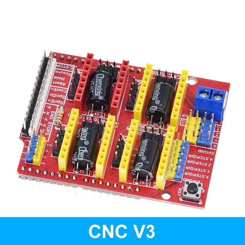 Máy khắc cnc shield v4 shield v3 mới/máy in 3d/bảng mở rộng trình điều khiển a4988 cho bộ arduino diy