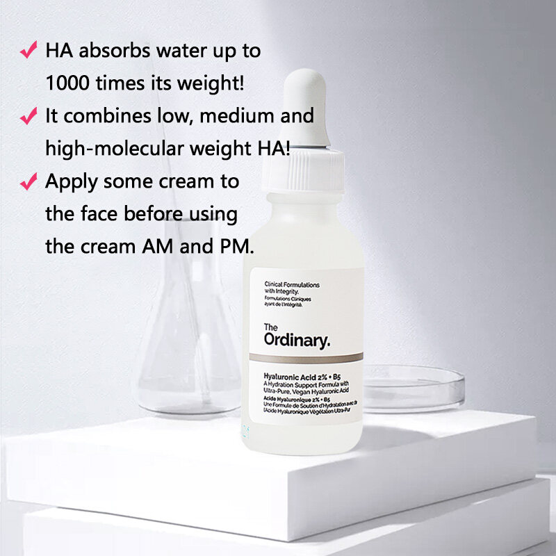 The Ordinary SET Niacinamide 10 + Zinc 130ml & Hyaluronic Acid 2