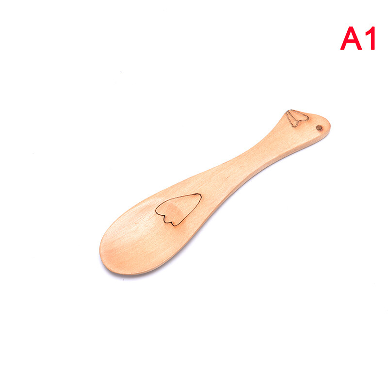 CHILD Cute Animal Wooden Spoons for Children Kids Tableware Feeding Spoon Kitchen Tool