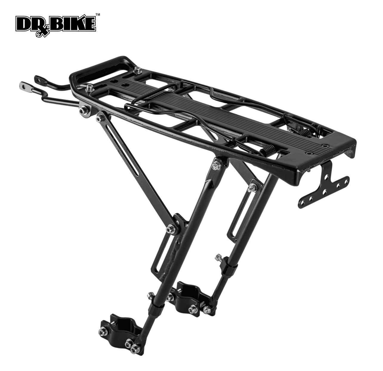 Giá đỡ phía sau xe đạp bằng hợp kim nhôm, nâng và treo hành lý Hiland-INTL