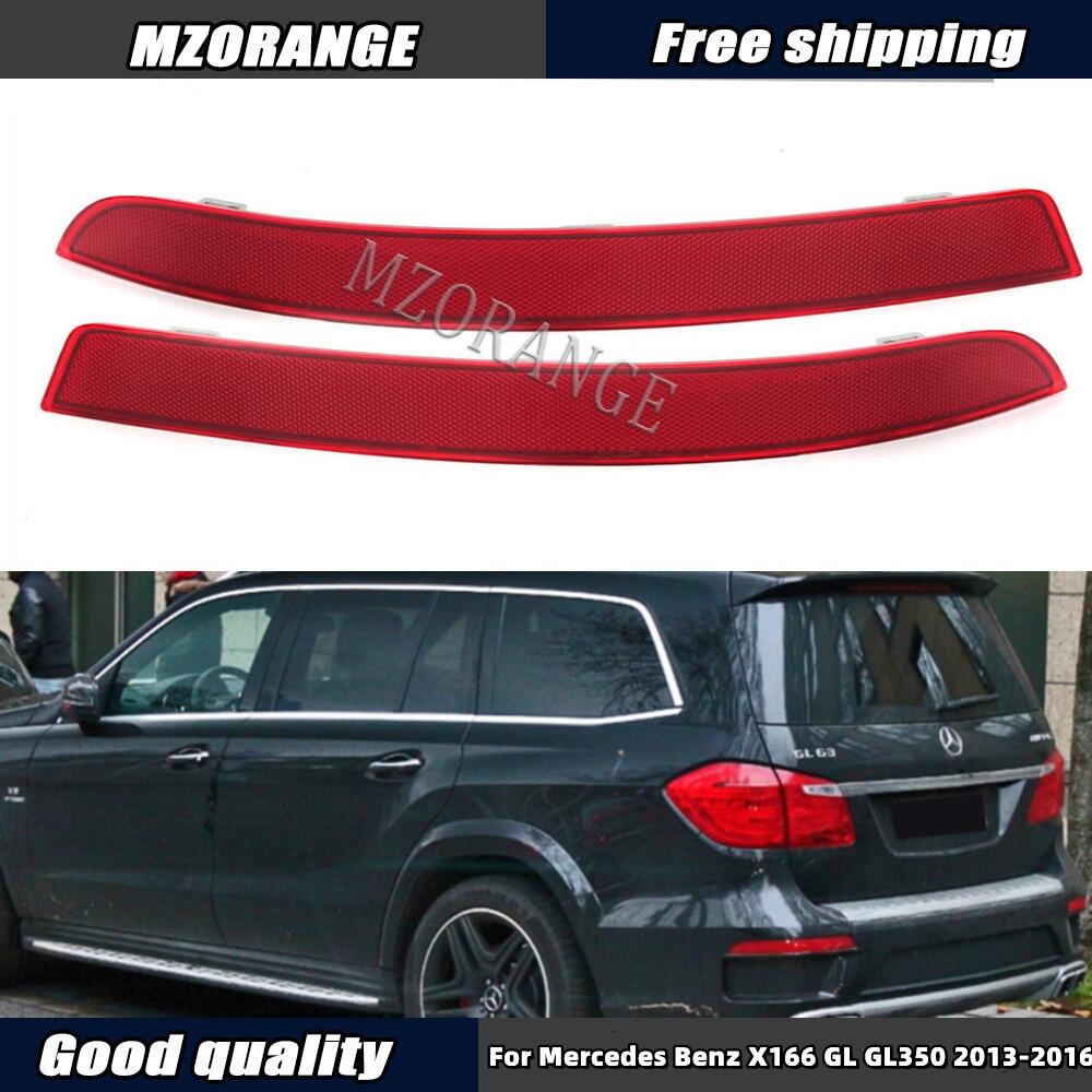 Đèn gương phản xạ thanh cản sau cho xe hơi phản xạ sương mù mercedes benz x166 gl gl350 gl450 gl500 gl550 gl63 amg 2013-2016