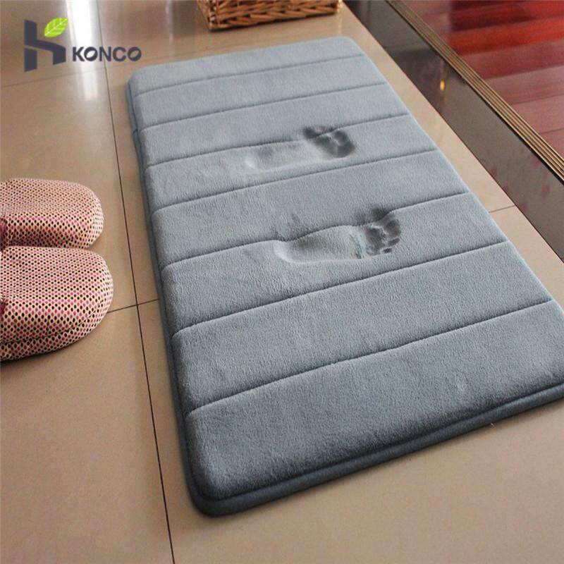 Konco Mới 40*60 Cm Thảm Tắm THẢM PHÒNG TẮM Thảm Thấm Nước Bộ Nhớ Xù Xì Bọt THẢM PHÒNG TẮM Sàn Nhà Bếp Tacis Chống Trượt Thảm Bằng Bọt Xốp CỬA BẾP Mềm Thảm Sàn