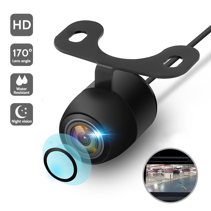 Camera quan sát phía sau xe ô tô 12v 170 độ góc rộng không thấm nước-intl