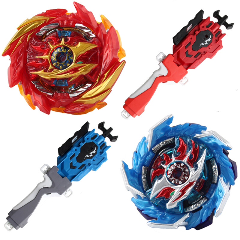 B-159 Beyblade Burst Superking Bộ Con Quay Hồi Chuyển Tăng Cường Hàng Đầu King Helios Super Hyperion + B-160 Với Tay Cầm Phóng LR Quà Tặng Cho Bé Trai