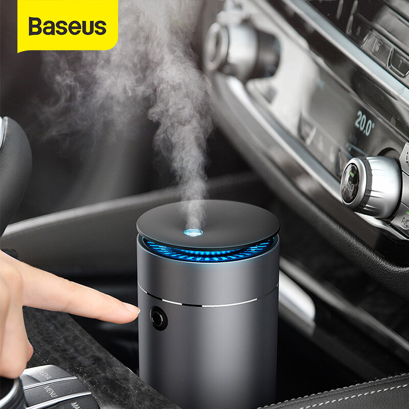 Baseus Máy Tạo Độ Ẩm Không Khí 75Ml Máy Khuếch Tán Tinh Dầu Thơm Cho Xe Hơi Gia Đình USB Fogger Máy Phun Sương Độ Ẩm Có Thể Tháo Rời