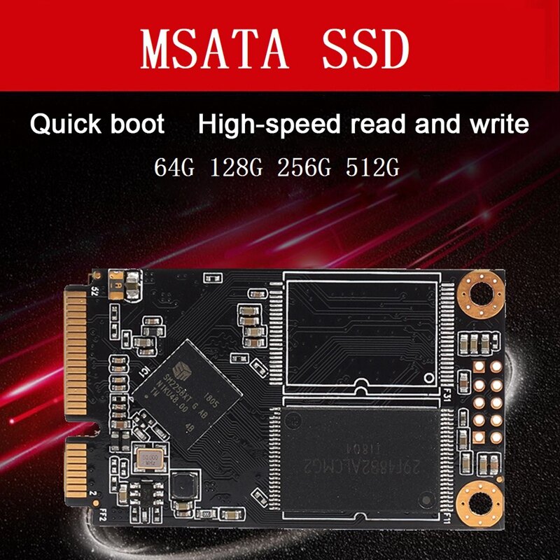 MSATA SSD Disk Ssd Sata Ssd Msata Solid State Disk for Laptop Desktop PC