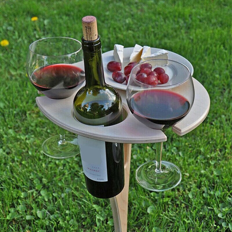 fold up wine table