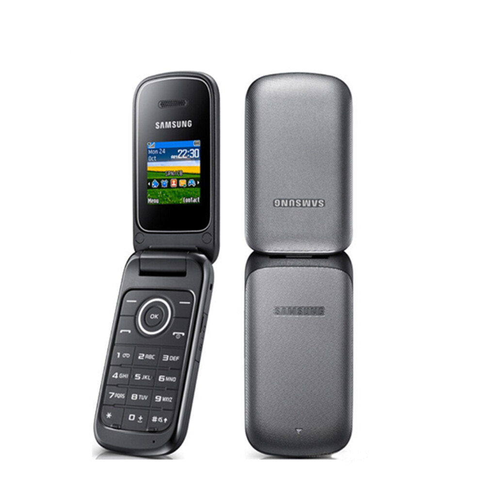 Samsung E1190 Original unlocked E1190 GSM 1.43 Inches 800mAh Mini-SIM Black Cellphone Flip Mobile Phone ราคา 652 บาท*ส่งฟรี