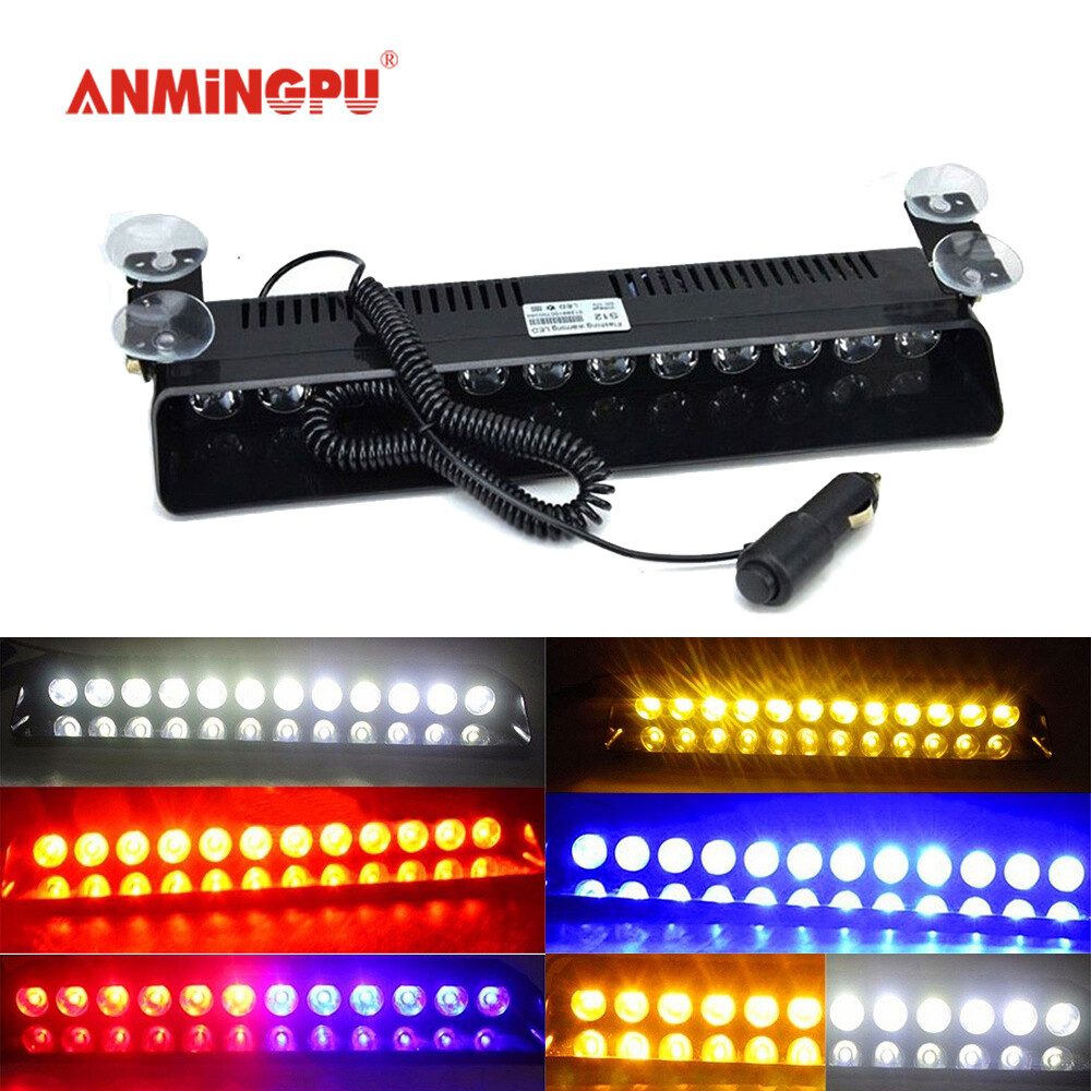 ANMINGPU Đèn LED Khẩn Cấp Đèn Nhấp Nháy Cảnh Sát Cho Xe Tải Đỏ Màu Xanh Hổ Phách Trắng Đèn LED Chớp Đèn Hiệu Đèn Cảnh Báo Đèn Xe Ô Tô