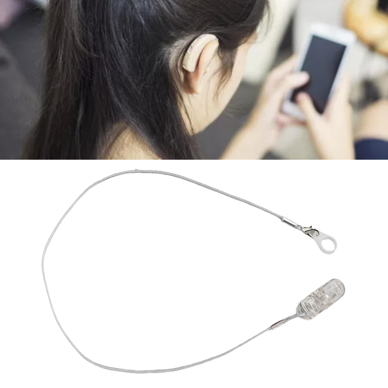 Máy trợ thính Clip trợ thính dây duy nhất tai vẻ ngoài phong cách cho trẻ em