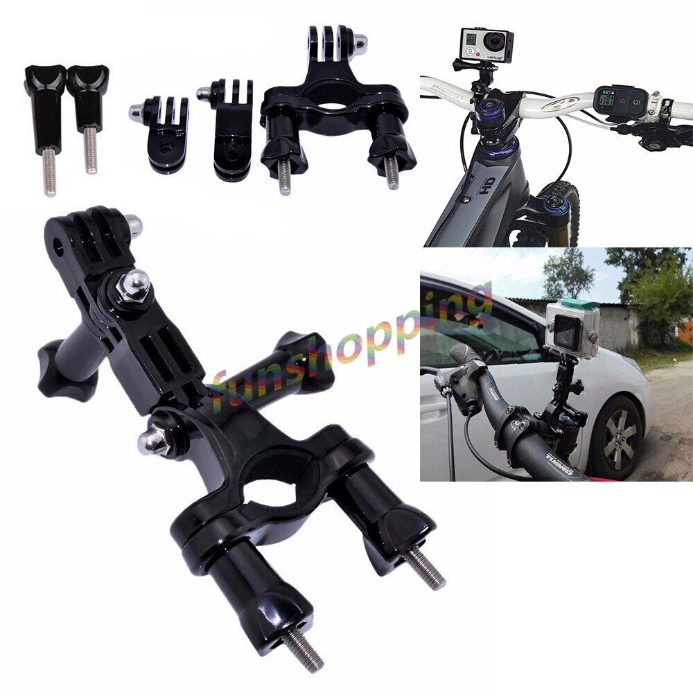 【The-Best】 RCGEARBD Pro 6 anh hùng 5 cho 4 xe đạp SJCAM 3 + EKEN II SJ4000 Phụ kiện chân máy GoPro 4k H9 gắn kết đi tay lái điều chỉnh video & Máy quay hành động
