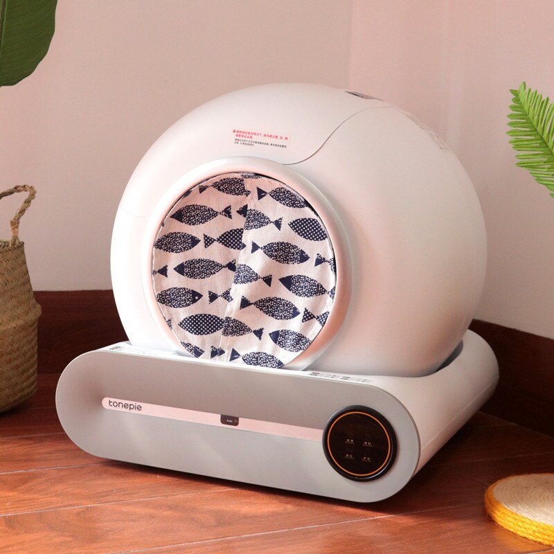 [Fire New] Cat Basin Odor Proof and Dust-proof Door Curtain Deodorant Accessories Pure Handmade for TONEPIE Automatic Litter Box Curtains