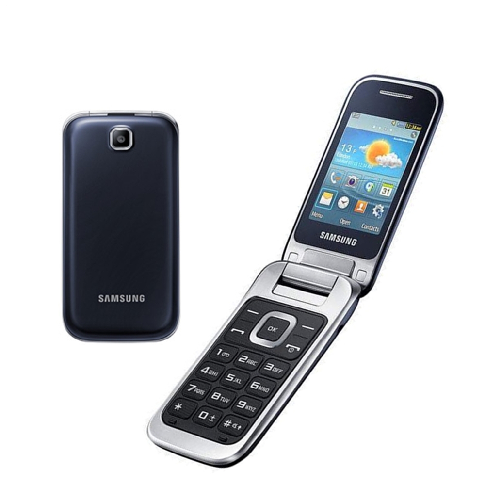 Original Unlocked Samsung C3590 Black Big Buttons 3G WCDMA Black Color Flip Mobile Phone ราคา 1,651 บาท*ส่งฟรี