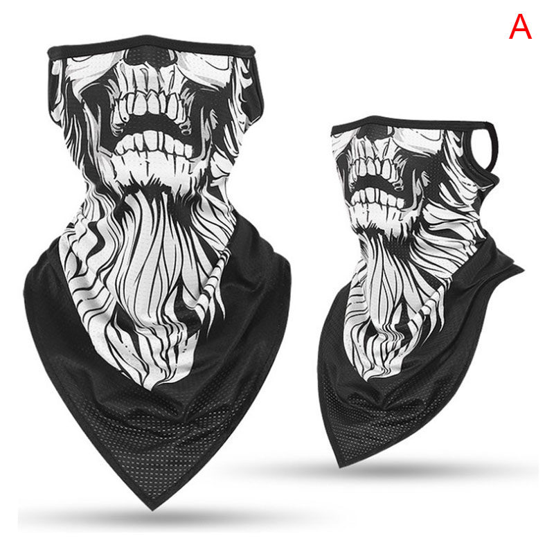 Jay outdoor Face GUARD ผ้าไหม earloop Balaclava ผ้าพันคอคอ Headwear Bandana Skull