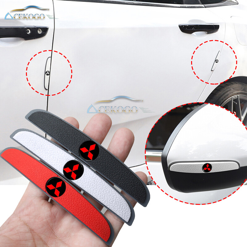 ACEKOGO 4Pcs Mitsubishi Car Door Anti-Collision Strip Anti-Scratch Edge Guard for Adventure Lancer Expander Eterna Eclipse Evoluti Mirage Maven Kuda Xpander Pajero L200 GR G4 Accessories ราคา 91 บาท*ส่งฟรี