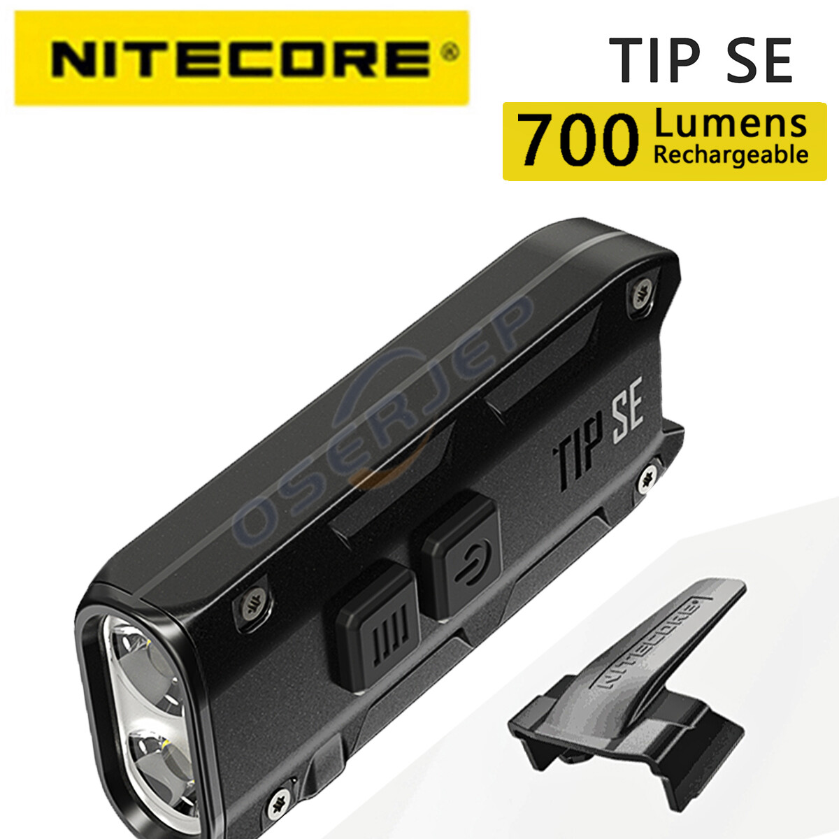 Original NItecore TIP SE 700 Lumens 2 x OSRAM P8 LED With Rechargeable Li-ion battery Dual-Core Metallic Keychain Light