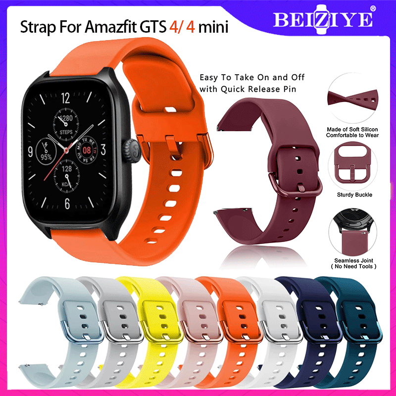 Dây đeo cho Amazfit GTS 4 mini dây đeo silicon thể thao cho Amazfit GTS 4