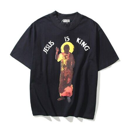 Kanye West Sunday Service T-shirt Vintage Oversized Printed tshirts Men and Women Hip Hop Weird Popular Top Tee Streetwear