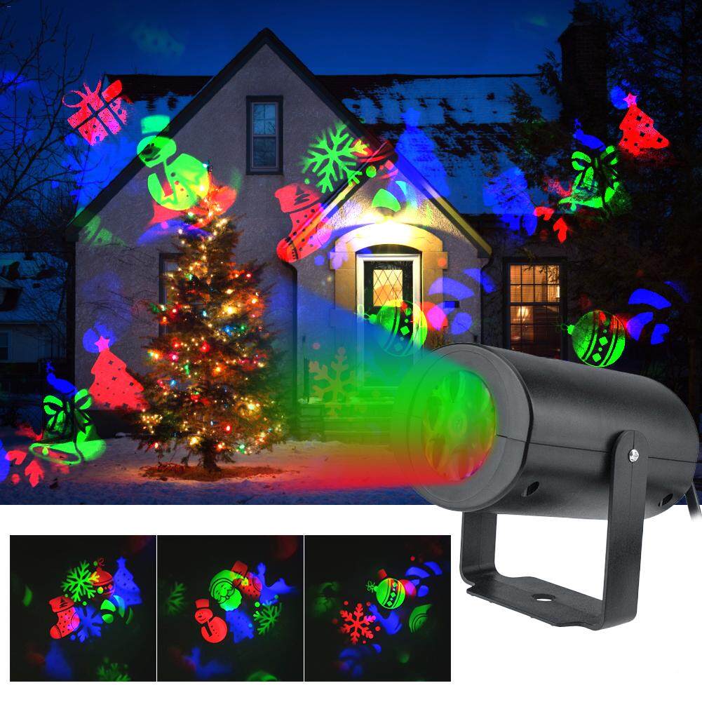 hot 12 Patterns Christmas LED Projector Light Disco Stage Light Laser