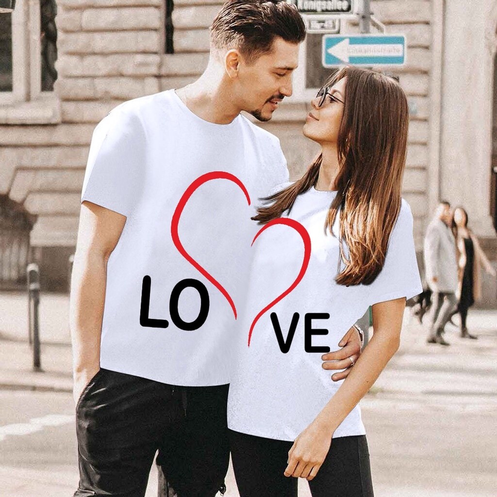 t shirt couple love