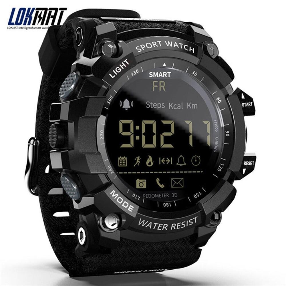 LOKMAT MK16 Bluetooth Smartwatch Digital Clock Pedometer Sport Smart Watch