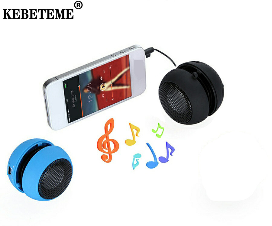 KEBETEME Loa Hamburger Mini Loa Nghe Nhạc Âm Thanh Nổi Dạng Ống Lồng Di Động Loa Nghe Nhạc 3.5Mm Thiết Kế Thời Trang Loa Dễ Thương Nhiều Màu Sắc Cho Bé Gái Tương Thích Với Điện Thoại Máy Tính