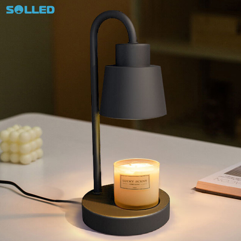 SOLLED Đèn Sưởi Ấm Nóng Chảy Nến Điện Retro Đèn Bàn Lãng Mạn Nến Nhỏ Cho Năm Trang Trí Căn Phòng