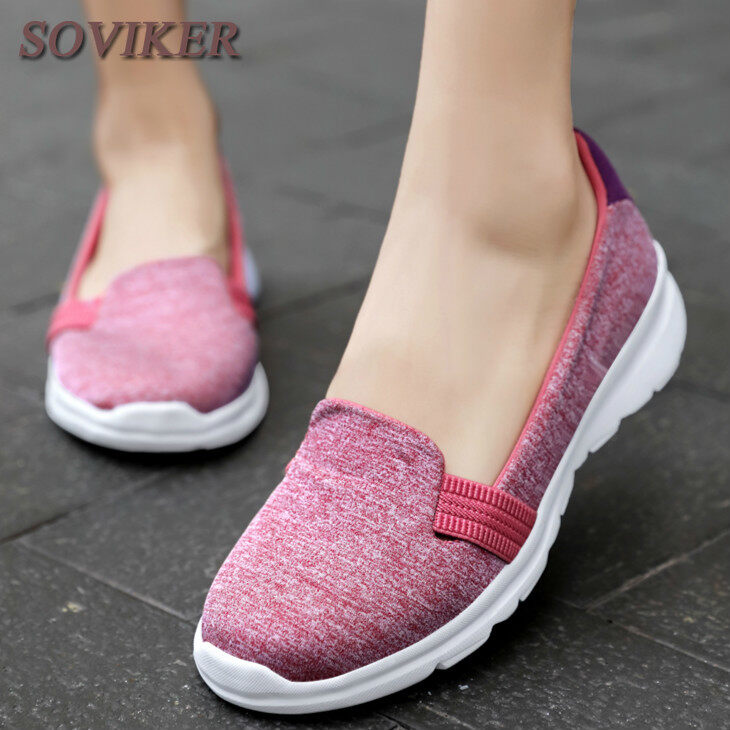 SOVIKER Giày Bệt Nữ Giày Lười Siêu Nhẹ Ngoại Cỡ Cho Nữ Giày Nữ Thường Ngày Giày Lười